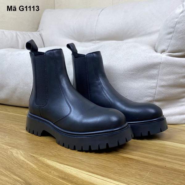 Giày Chelsea Boots Inichi G1113 đế Chunky có may đế